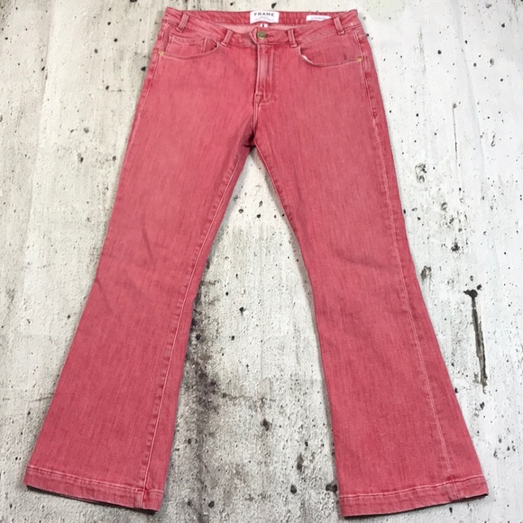 FRAME Le Color Crop Mini Boot-Cut Jeans - Picture 5 of 5